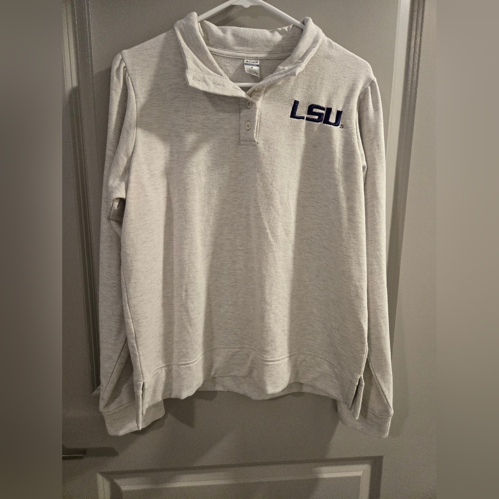 LSU Women's Gray Sweatshirt